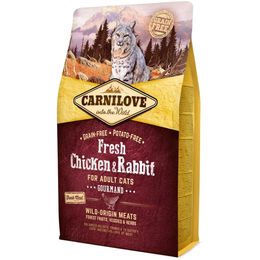 Carnilove Cat Adult Fresh Trockenfutter Huhn & Kaninchen Getreidefrei 2 kg - 2 kg – Bild 1 von 8