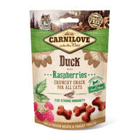 Produktbild von Carnilove Cat Crunchy Snack Ente mit Himbeeren 6x50g