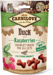 Produktbild von Carnilove Cat Crunchy Snack Ente mit Himbeeren 6x50g