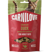 Produktbild von Carnilove Cat Crunchy Snack Ente mit Lachs 50 g