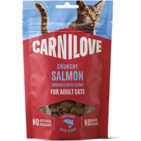 Produktbild von Carnilove Cat Crunchy Snack Lachs und Katzenminze 50g