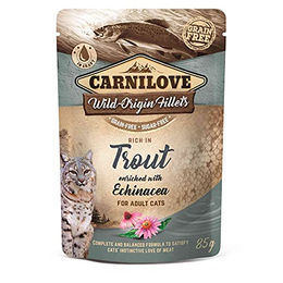 Produktbild von Carnilove Cat Nassfutter Forelle und Echinacea getreidefrei und glutenfrei 85g - 85 g