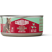 Produktbild von Carnilove Cat Paté Huhn Ente Fasan Getreidefrei 6 x 100 g