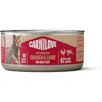 Produktbild von Carnilove Cat Paté Huhn & Lamm Getreidefrei Sensitive 6 x 100 g