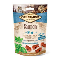 Produktbild von Carnilove Crunchy Snack Lachs mit Minze für Katzen zur Zahnpflege 50 g - 50 g