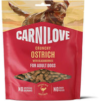 Produktbild von Carnilove Hund Belohnungssnack Crunchy Strauß mit Brombeere Adult 400g