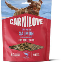 Produktbild von Carnilove Hund Belohnungssnack Lachs mit Blaubeere Adult 400g