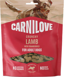 Produktbild von Carnilove Hund Belohnungssnack Lamm mit Preiselbeeren Getreidefrei Sensitive Adult 2 x 200 g