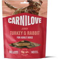 Produktbild von Carnilove Hund Leckerli Jerky Pute und Kaninchen 6x100g