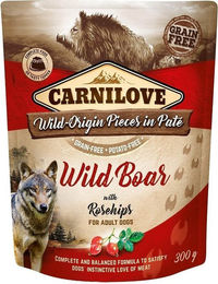 Carnilove Hund Nassfutter Paté Wildschwein mit Hagebutte Adult Getreidefrei 12 x 300 g - 12 x 300 g – Bild 1 von 7