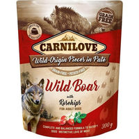 Produktbild von Carnilove Hund Nassfutter Paté Wildschwein mit Hagebutte Adult Getreidefrei 12 x 300 g - 12 x 300 g