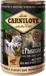 Produktbild von Carnilove Hundefutter Adult Ente und Fasan Getreidefrei 6x400g