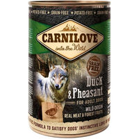 Produktbild von Carnilove Hundefutter Adult Ente und Fasan Getreidefrei 6x400g