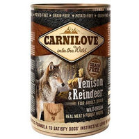 Produktbild von Carnilove Hundefutter Adult Hirsch und Rentier Getreidefreie Pastete 6 x 400 g - 400 g