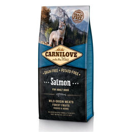 Carnilove Hundefutter Adult Lachs Getreidefrei mit hohem Fleischanteil 12 kg - 12 kg – Bild 1 von 11