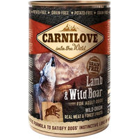 Produktbild von Carnilove Hundefutter Adult Lamm und Wildschwein Getreidefrei 6x400g
