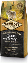 Produktbild von Carnilove Hundefutter Adult Large Breed Lachs und Truthahn 24 kg - 2 x 12 kg