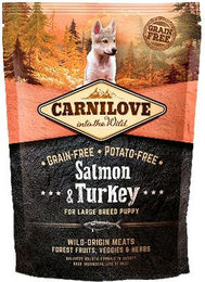 Carnilove Hundefutter für Welpen großer Rassen Lachs und Pute Getreidefrei 1,5 kg - 1,5 kg – Bild 1 von 10