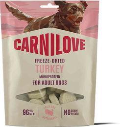 Carnilove Hundefutter Gefriergetrocknete Snacks Pute 10x60g – Bild 1 von 1