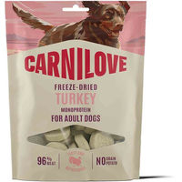 Produktbild von Carnilove Hundefutter Gefriergetrocknete Snacks Pute 10x60g