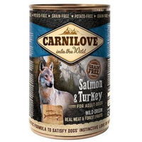 Produktbild von Carnilove Hundefutter Lachs & Truthahn Adult Getreidefrei Paté 400 g - 6 x 400 g