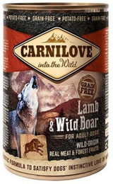 Carnilove Hundefutter Lamm und Wildschwein Pastete Adult Getreidefrei 6 x 400 g - 6 x 400 g – Bild 1 von 6