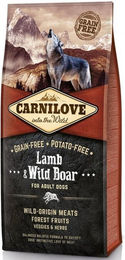 Carnilove Hundefutter Lamm & Wildschwein Adult Getreidefrei 12 kg - 12 kg – Bild 1 von 10