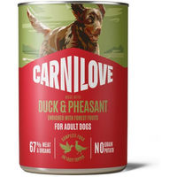 Produktbild von Carnilove Hundefutter Pastete Ente und Fasan getreidefrei 6 x 400 g