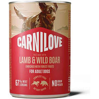Produktbild von Carnilove Hundefutter Pastete Lamm und Wildschwein Adult 6x400g