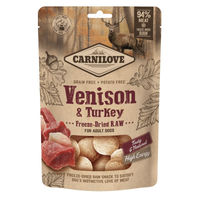 Produktbild von Carnilove Hundehundeschmack Wild und Pute Raw Snacks 60g - 10 x 60 g