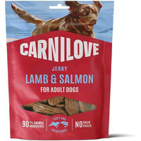 Produktbild von Carnilove Hundejerky Lamm und Lachs 2x 100g