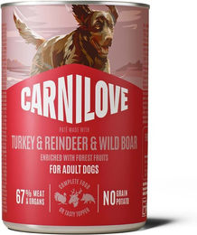 Carnilove Hundepaté Adult Truthahn und Rentier 6x400g – Bild 1 von 1