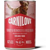 Produktbild von Carnilove Hundepaté Adult Truthahn und Rentier 6x400g