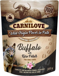 Carnilove Hundepaté Büffel mit Rosenblättern Adult Getreidefrei 12 x 300 g - 12 x 300 g – Bild 1 von 9