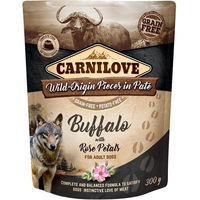 Produktbild von Carnilove Hundepaté Büffel mit Rosenblättern Adult Getreidefrei 12 x 300 g - 12 x 300 g