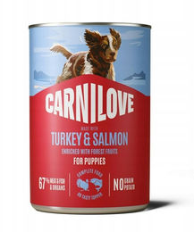 Carnilove Hundepaté Junior Pute und Lachs 400g – Bild 1 von 1