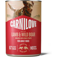 Produktbild von Carnilove Hundepaté Lamm & Wildschwein getreidefrei 6 x 400 g