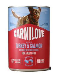 Carnilove Hundepaté Pute und Lachs für erwachsene Hunde 400g – Bild 1 von 1
