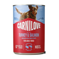 Produktbild von Carnilove Hundepaté Pute und Lachs für erwachsene Hunde 400g