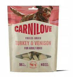 Carnilove Hundesnack Gefriergetrocknetes Fleisch Pute und Wild 60g – Bild 1 von 1
