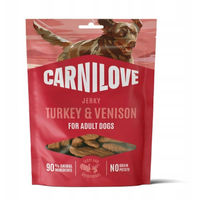Produktbild von Carnilove Hundesnack Jerky Pute und Wild Sensitive 100g