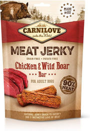 Carnilove Hundesnack Meat Jerky Huhn und Wildschwein getreidefrei 100g - 12 x 100 g – Bild 1 von 8
