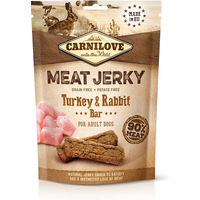 Produktbild von Carnilove Hundesnack Meat Jerky Truthahn und Kaninchen Adult getreidefrei 100g - 12 x 100 g