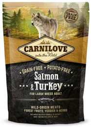 Carnilove Hundetrockenfutter Adult Large Breed Lachs und Truthahn Getreidefrei 4 kg - 4 kg – Bild 1 von 5