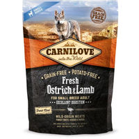 Produktbild von Carnilove Hundetrockenfutter Adult Small Breed Strauß und Lamm Getreidefrei 1,5 kg - 1,5 kg