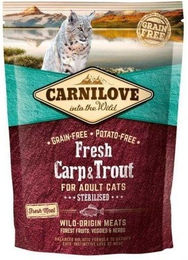 Carnilove Katze Adult Fresh Karpfen und Forelle Sterilisiert Getreidefrei 400 g – Bild 1 von 5
