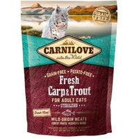 Produktbild von Carnilove Katze Adult Fresh Karpfen und Forelle Sterilisiert Getreidefrei 400 g