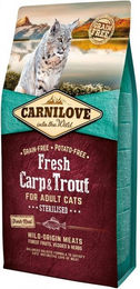 Carnilove Katze Adult Sterilised Getreidefrei Karpfen und Forelle 6 kg - 6 kg – Bild 1 von 5