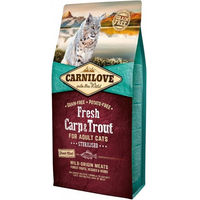 Produktbild von Carnilove Katze Adult Sterilised Getreidefrei Karpfen und Forelle 6 kg - 6 kg