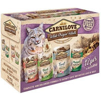 Produktbild von Carnilove Katzen Nassfutter Multipack Getreidefrei mit hohem Fleischanteil 12 x 85 g